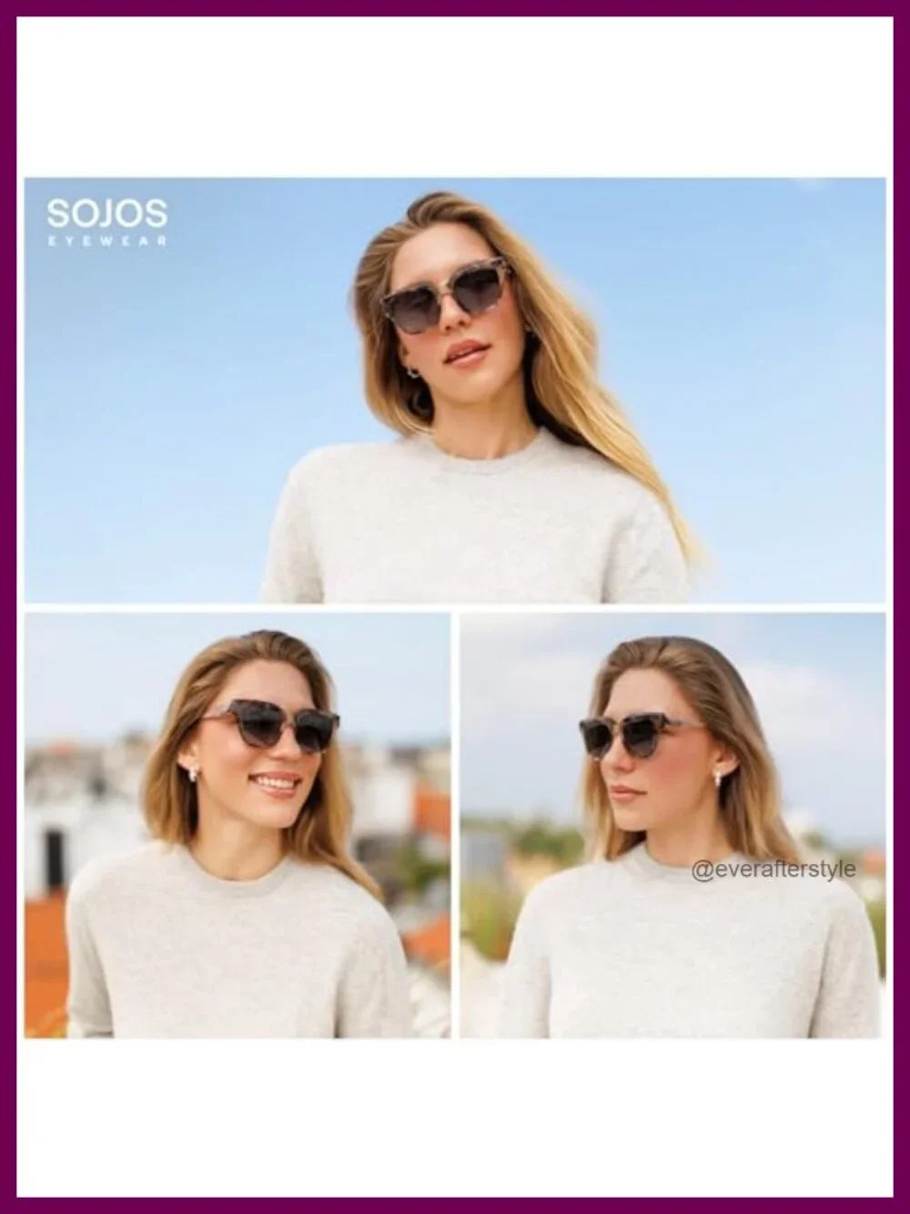 Polarized UV400 Oversize Square Sunglasses Acetate
